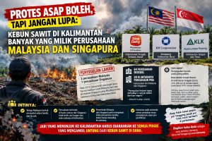 Protes Asap Boleh, Tapi Jangan Lupa: Kebun Sawit di Kalimantan Banyak yang Milik Perusahaan Malaysia dan Singapura
